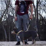 Gold Cuban Link Leash